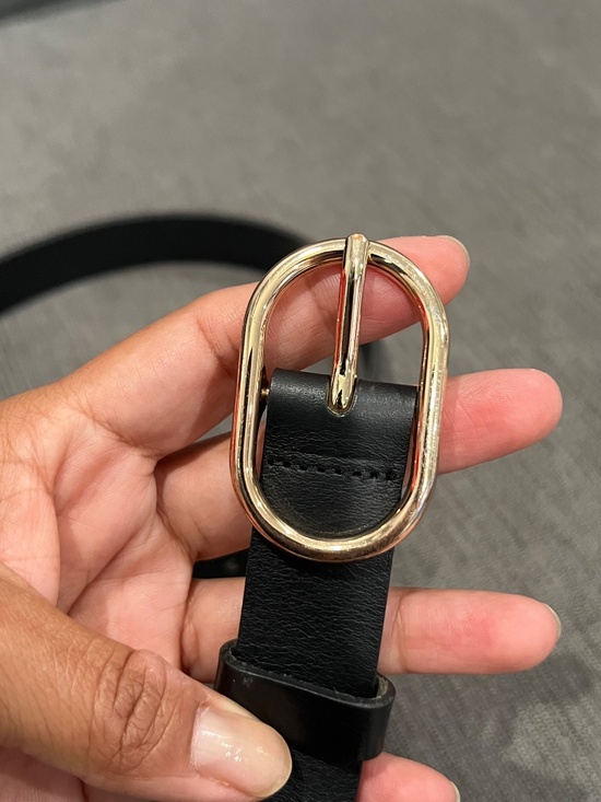 ba&sh Black Leather Belt 32 main image 6